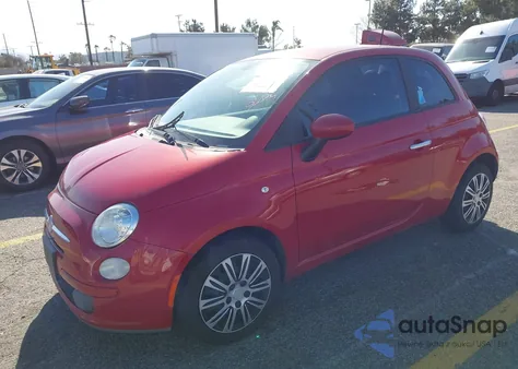 2012 Fiat 500 Pop z USA, uszkodzony, nr VIN 3C3CFFAR9CT186810